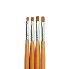 Кисти набор для геля Unioy №4 (4 шт)