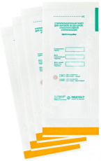 Крафт-пакеты "Медтест" 75*150 белые 100 штук