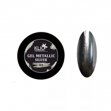 Гель-краска Klio METALLIC SILVER, 5 гр