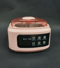 Воскоплав КВАДРАТНЫЙ баночный, дисплей, кнопочное управление, АХ700 РОЗОВЫЙ