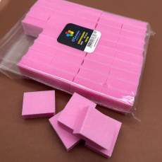 Шлифовщики Bloom мини 100/180 гр упаковка 50 шт (розовый)
