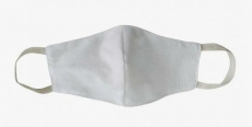 Маска тканевая большая белая 1 шт*