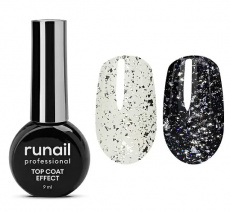 Топ ruNail Effect Silver Potal, 9 мл (арт. 9908)