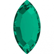 Стразы Swarovski 2200 8x4 мм EMERALD Листок (12 шт)