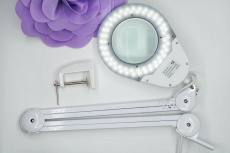 Лампа-лупа настольная LED К-3, овальная