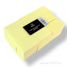 Салфетки безворсовые Bloom 1000 штук, ЖЕЛТЫЕ