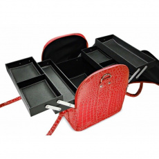 Кейс мастера кожзам Большой (красный крокодил)