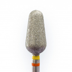 Фреза КМИЗ алмазная Капля 6.0*12 мм круглый край очень мягкий+мягкий абразив (118444)