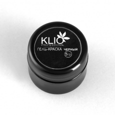 Гель-краска Klio Черная с л/с, 5 мл