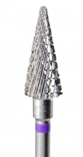 Фреза КМИЗ ТВС Конус, средний абразив, фиолетовая (060-МТ-М L-14) (118975)