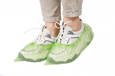 Бахилы White Line Нормал, 50 пар зеленые