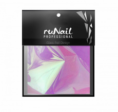 Фольга ruNail "Битое стекло" Сиреневая, арт. 3149
