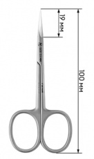 Ножницы RuNail  Expert маникюрные 100/19 мм №600