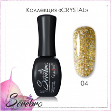 Гель-лак Serebro Crystal 04, 11 мл*