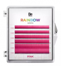 Ресницы Be Perfect цветные Pink MINI MIX C 0,10*7-12 мм