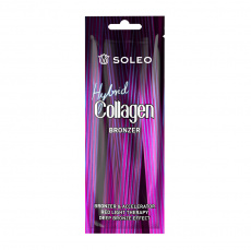 Бронзатор Soleo COLLAGEN HYBRID BRONZER крем для загара с коллагеном, 15 мл