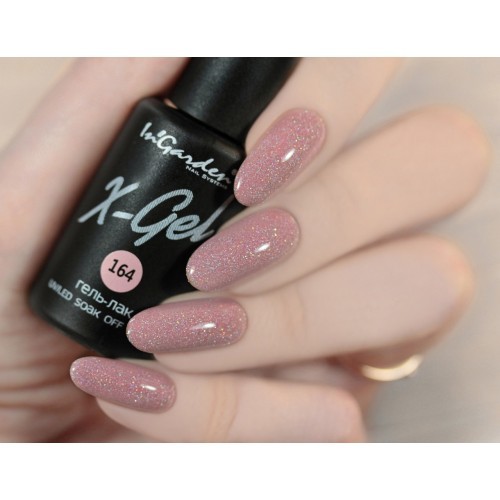 Гель-лак Ingarden X-Gel № 164 8 мл - «Bloom»