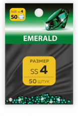 Стразы MILV ss4 Emerald 50 шт