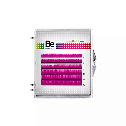 Ресницы Be Perfect цветные Pink MINI MIX D 0,07*7-12 мм