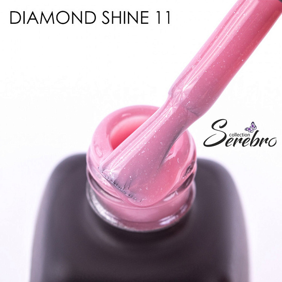 Гель-лак Serebro Diamond Shine 11, 11 мл
