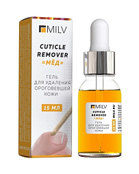 Кератогель MILV GOOD BYE CUTICLES для удаления ороговевшей кожи, 15 мл МЁД арт. 12076H