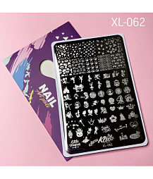 Пластина для стемпинга Klio XL-062*