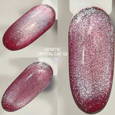 Гель-лак Genetic CRYSTAL CAT №02 10 мл - «Bloom»