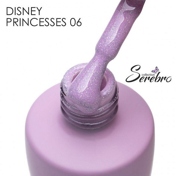 Гель-лак Serebro Disney princesses 006, 8 мл Анна
