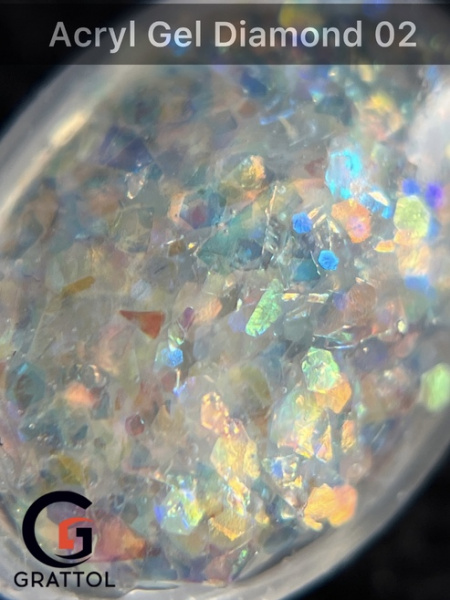 Акригель Grattol Diamond 02, 30 мл* - «Bloom»