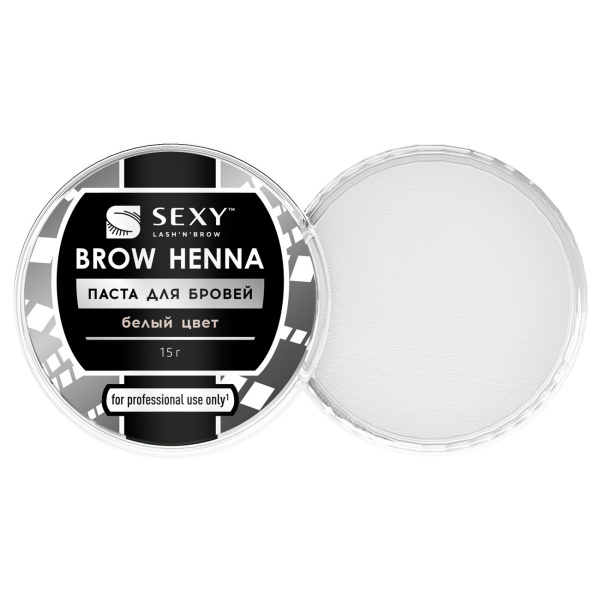 Паста IC SEXY BROW HENNA  для бровей (белая), 15 гр - «Bloom»