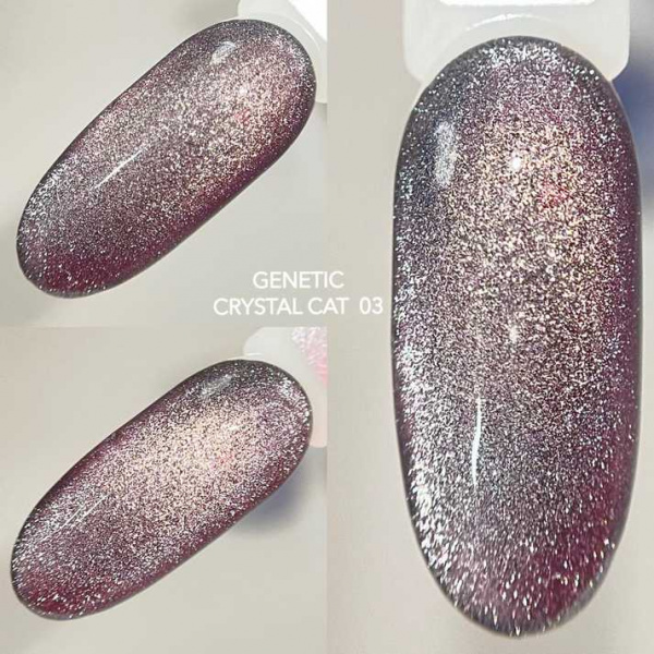 Гель-лак Genetic CRYSTAL CAT №03 10 мл - «Bloom»