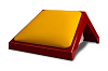 Пылесос настольный MAX Ultimate 7 (красный с желтой подушкой) 76 ватт