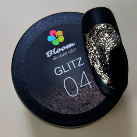 Гель Bloom GLITZ №04 (бронза) 5 мл - «Bloom»