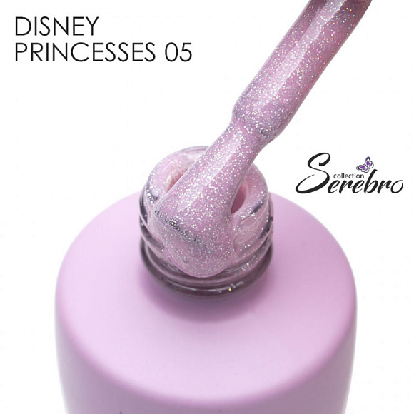 Гель-лак Serebro Disney princesses 005, 8 мл Рапунцель