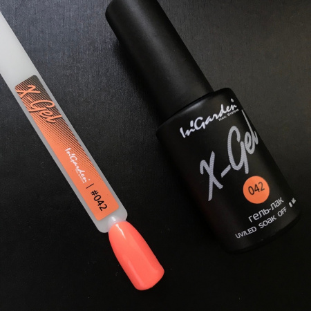 Гель-лак Ingarden X-Gel № 042 8 мл - «Bloom»