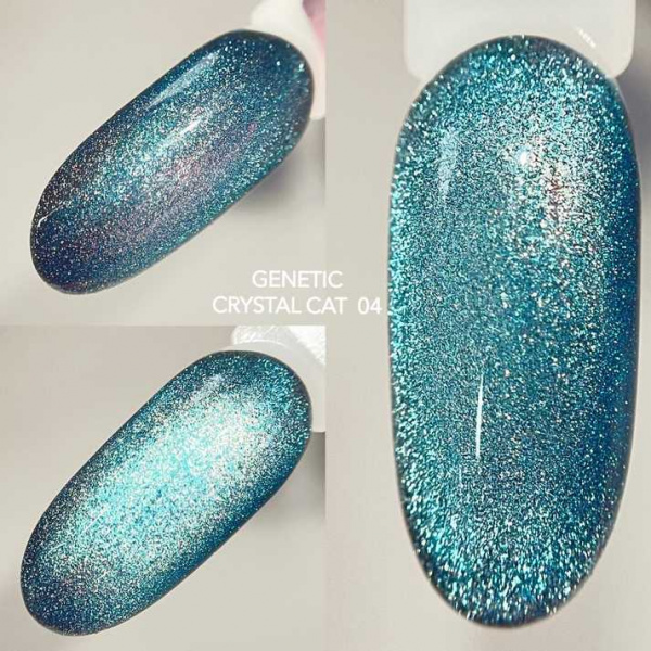 Гель-лак Genetic CRYSTAL CAT №04 10 мл - «Bloom»