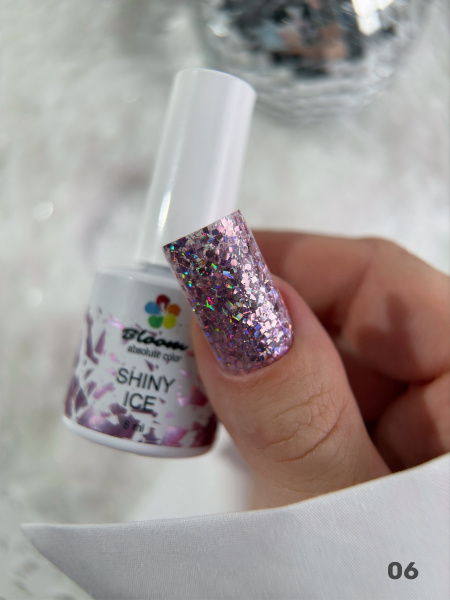 Гель-лак Bloom Shiny ice 06, 8 мл - «Bloom»