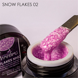 Гель-лак Serebro Snow flakes 02, 5 мл