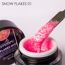 Гель-лак Serebro Snow flakes 01, 5 мл