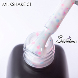 Гель-лак Serebro Milkshake 01, 11 мл