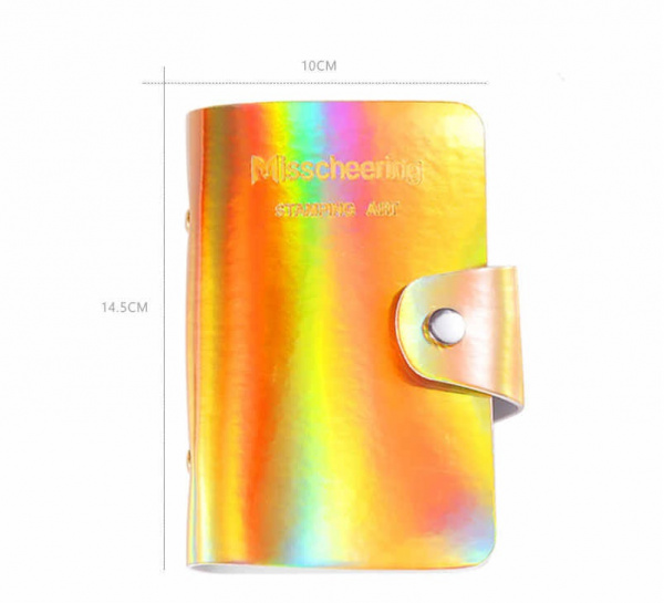 Футляр для пластин для стемпинга* - «Bloom»