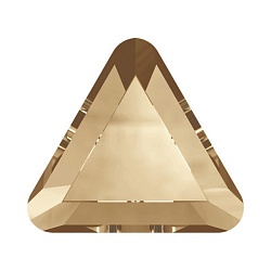 Стразы Swarovski 2711 3,3 мм GOL.SHADOW (18 шт) Треугольники