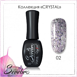 Гель-лак Serebro Crystal 02, 11 мл*