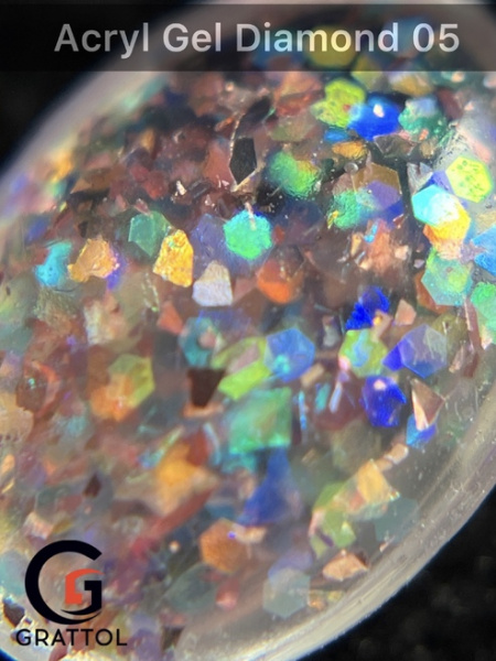 Акригель Grattol Diamond 05, 30 мл* - «Bloom»