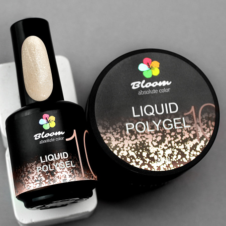Полигель Bloom жидкий акрил №10, 15 мл - «Bloom»
