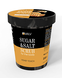 Скраб Milv сахарно-солевой Мёд, 290 гр арт. 18312H