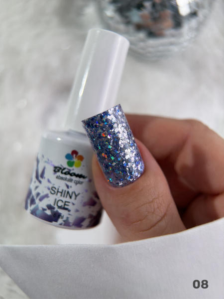 Гель-лак Bloom Shiny ice 08, 8 мл - «Bloom»