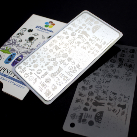 Пластина Bloom для стемпинга 052 UFO - «Bloom»