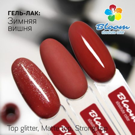 Гель-лак Bloom Зимняя вишня (№109) 8 мл - «Bloom»