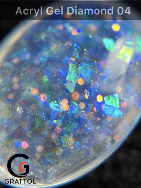 Акригель Grattol Diamond 04, 30 мл* - «Bloom»